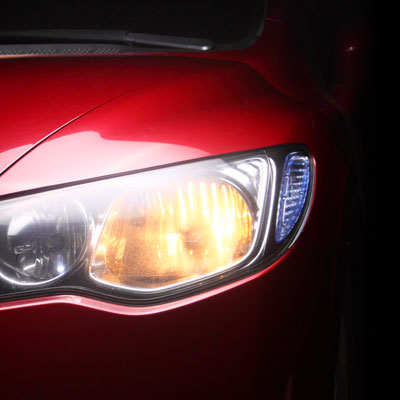 Red Courtesy Car